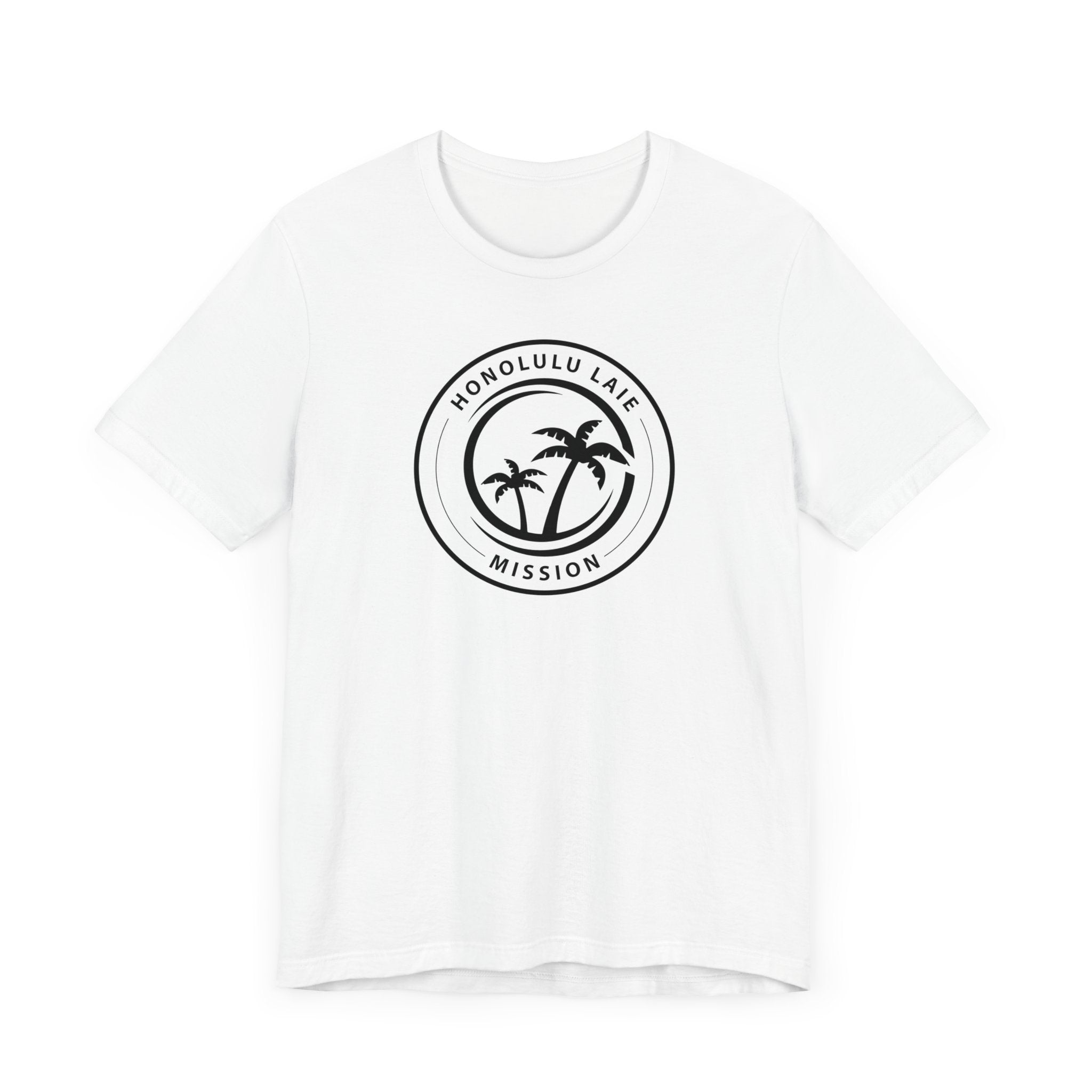 Hawaii Laie Mission Circular Monochrome Logo T-Shirt - Latter-Day Saint LDS Missionary Gift - Book of Mormon