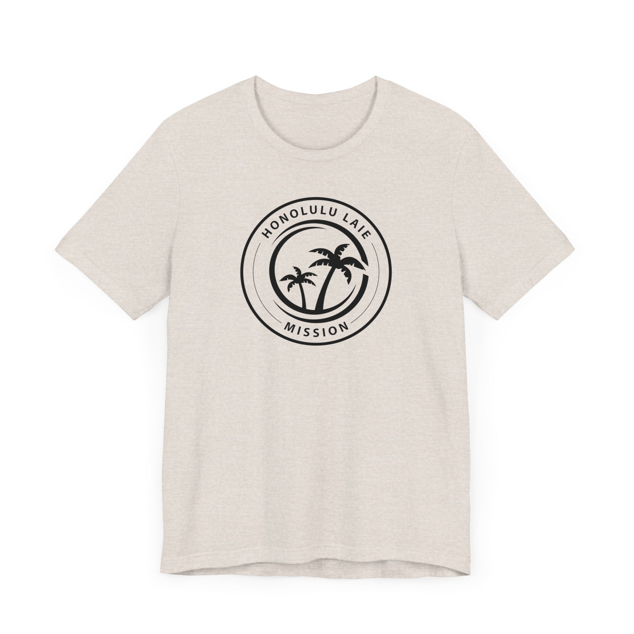 Hawaii Laie Mission Circular Monochrome Logo T-Shirt - Latter-Day Saint LDS Missionary Gift - Book of Mormon