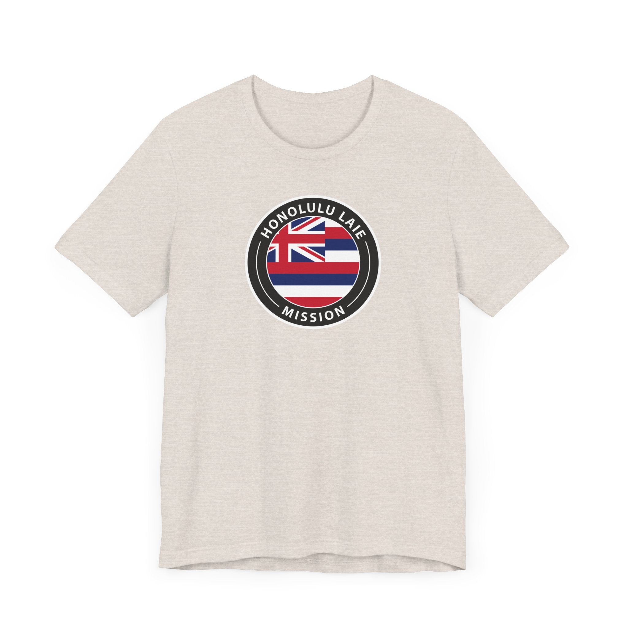 Hawaii Laie Mission State Flag Logo (Black Border) T-shirt - Latter-Day Saint LDS Missionary Gift - Book of Mormon