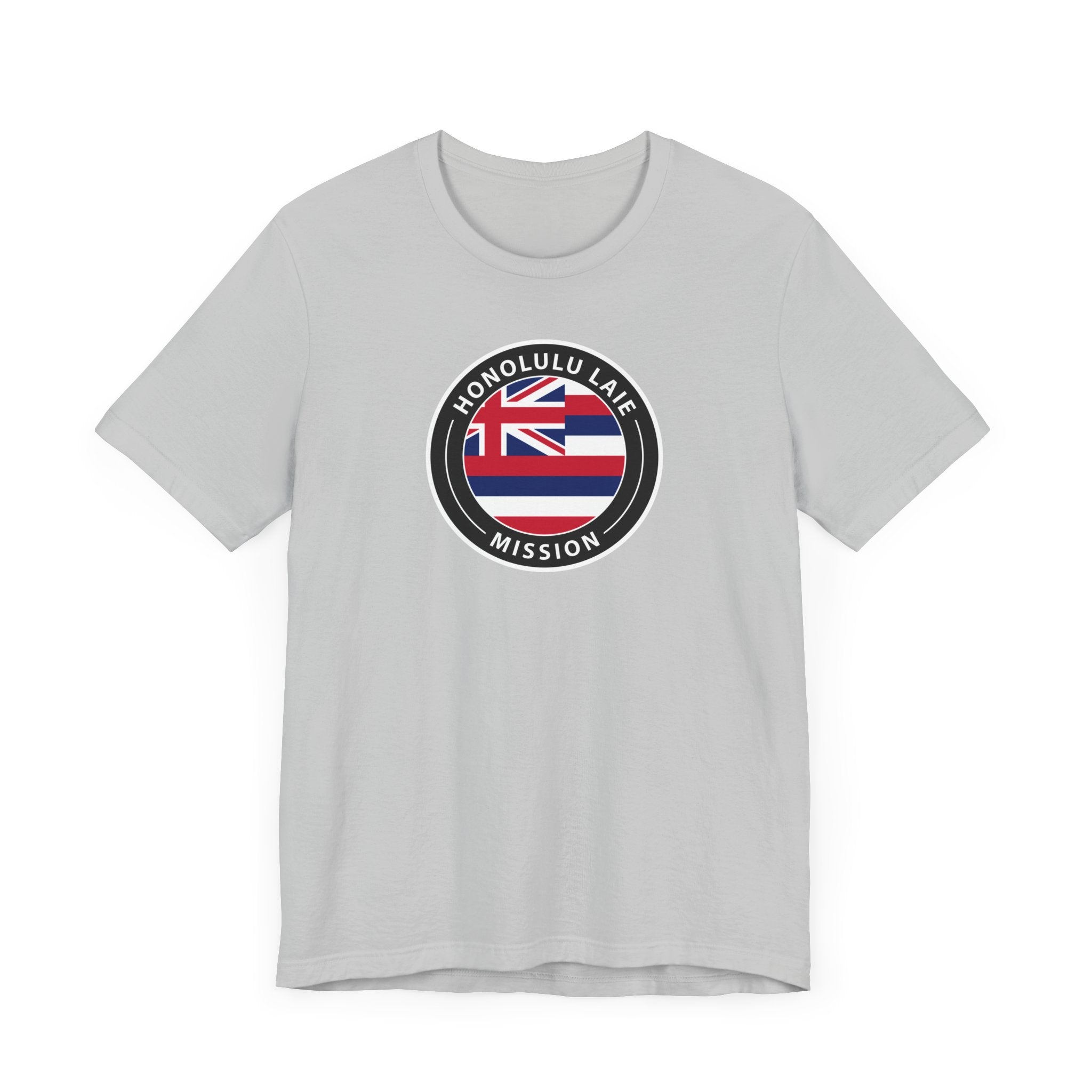 Hawaii Laie Mission State Flag Logo (Black Border) T-shirt - Latter-Day Saint LDS Missionary Gift - Book of Mormon