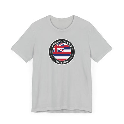 Hawaii Laie Mission State Flag Logo (Black Border) T-shirt - Latter-Day Saint LDS Missionary Gift - Book of Mormon