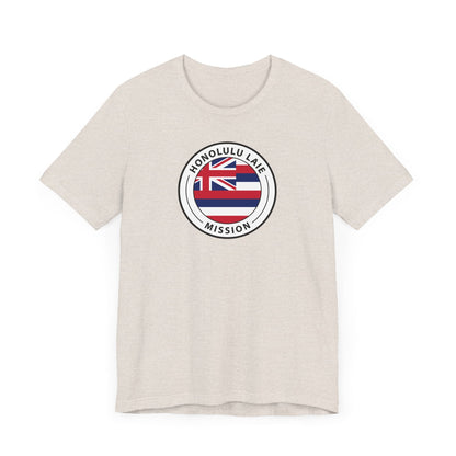 Hawaii Laie Mission State Flag Logo (White Border) T-shirt - Latter-Day Saint LDS Missionary Gift - Book of Mormon