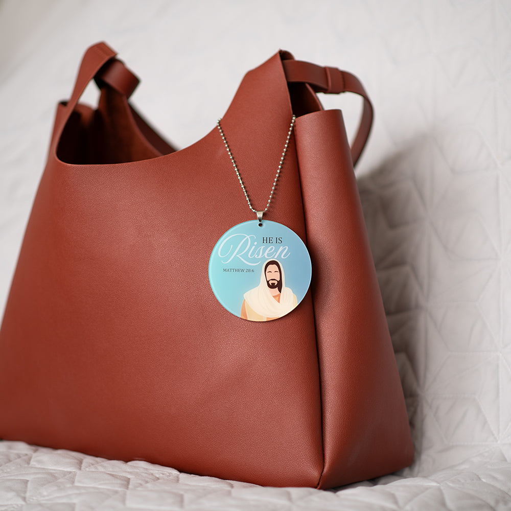 He Is Risen Rearview Mirror Ornament