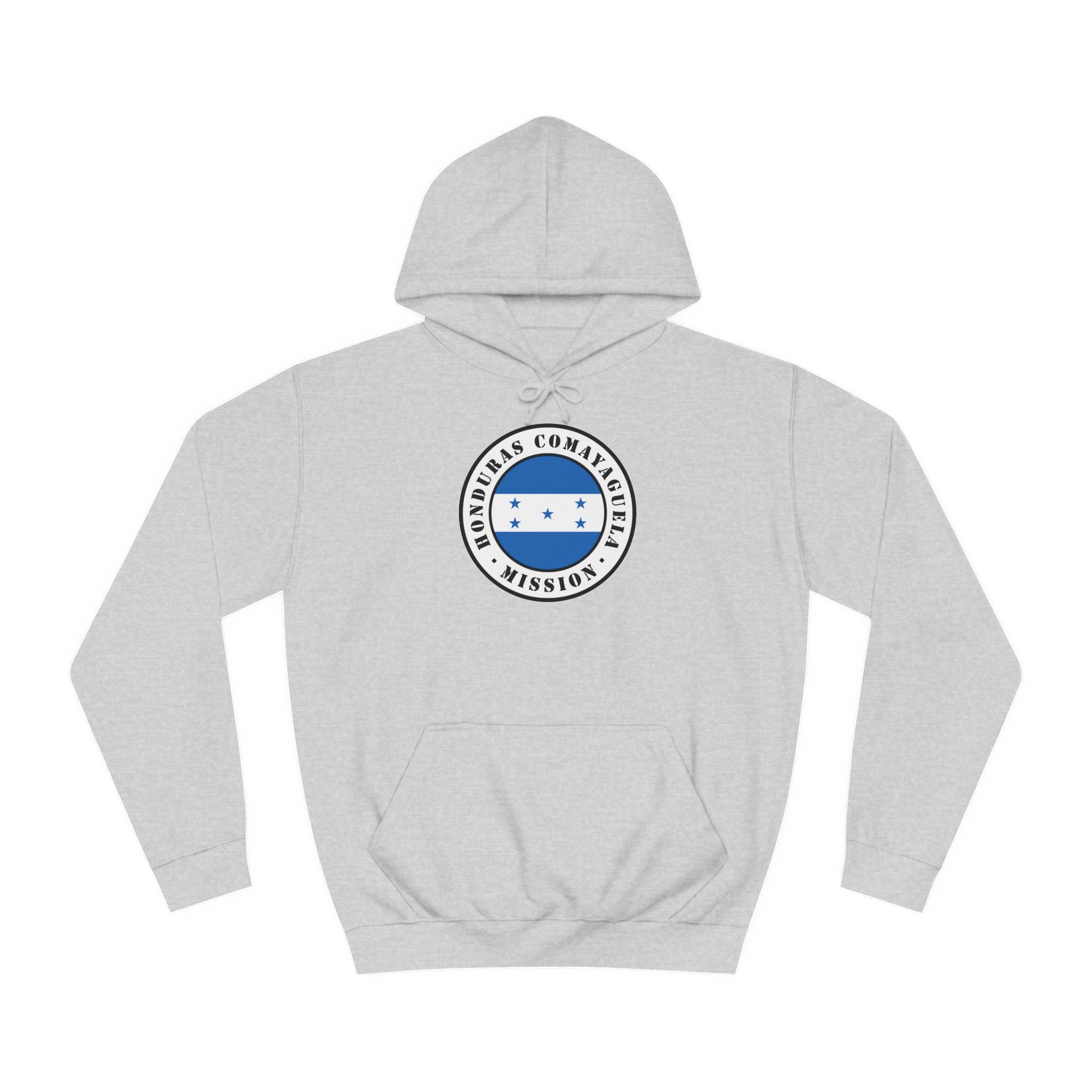 Honduras Comayaguela Mission Flag Logo (White Border) College Hoodie - Latter-Day Saint LDS Missionary Gift - Book of Mormon