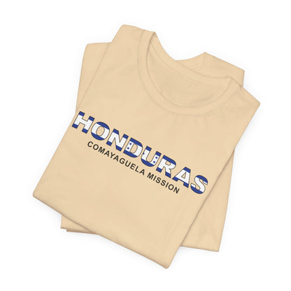 Honduras Comayaguela Mission Flag Title T-shirt - Latter-Day Saint LDS Missionary Gift - Book of Mormon