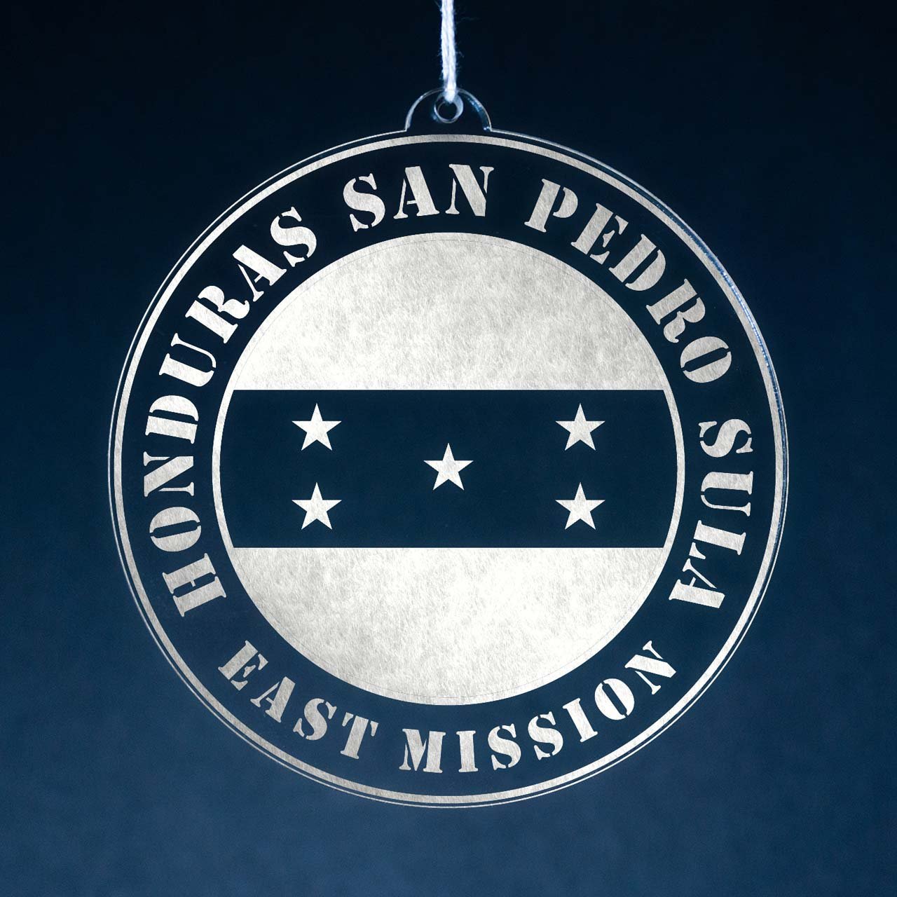 Honduras San Pedro Sula East Mission Christmas Ornament - Latter-Day Saint LDS Missionary Gift - Book of Mormon