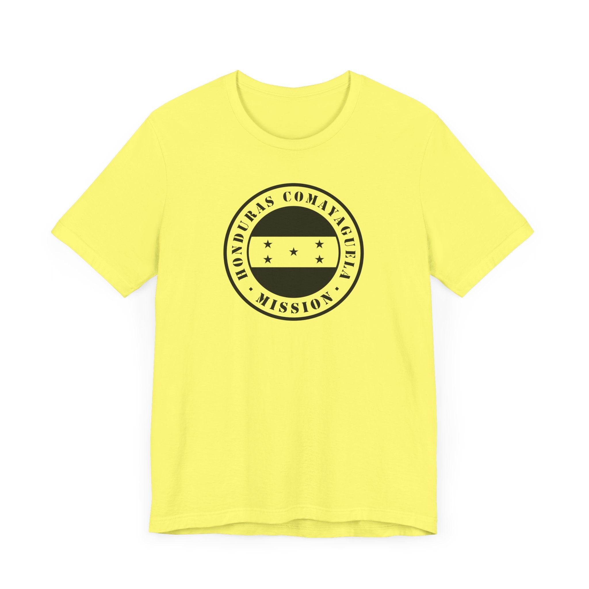 Honduras San Pedro Sula East Mission Circular Monochrome Logo T-Shirt - Latter-Day Saint LDS Missionary Gift - Book of Mormon