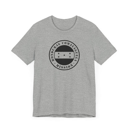 Honduras San Pedro Sula East Mission Circular Monochrome Logo T-Shirt - Latter-Day Saint LDS Missionary Gift - Book of Mormon