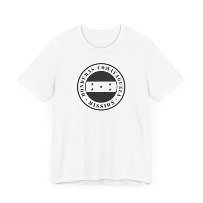 Honduras San Pedro Sula East Mission Circular Monochrome Logo T-Shirt - Latter-Day Saint LDS Missionary Gift - Book of Mormon