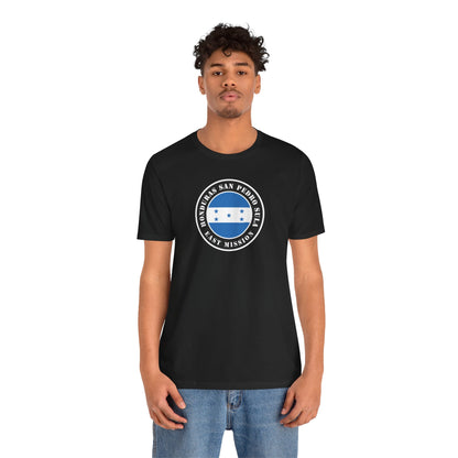 Honduras San Pedro Sula East Mission Flag Logo (Black Border) T-shirt - Latter-Day Saint LDS Missionary Gift - Book of Mormon