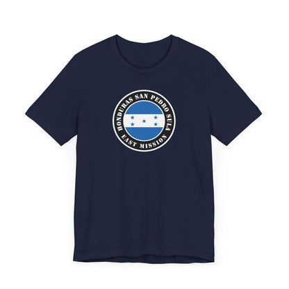 Honduras San Pedro Sula East Mission Flag Logo (Black Border) T-shirt - Latter-Day Saint LDS Missionary Gift - Book of Mormon