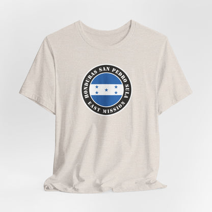 Honduras San Pedro Sula East Mission Flag Logo (Black Border) T-shirt - Latter-Day Saint LDS Missionary Gift - Book of Mormon