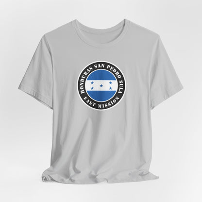 Honduras San Pedro Sula East Mission Flag Logo (Black Border) T-shirt - Latter-Day Saint LDS Missionary Gift - Book of Mormon