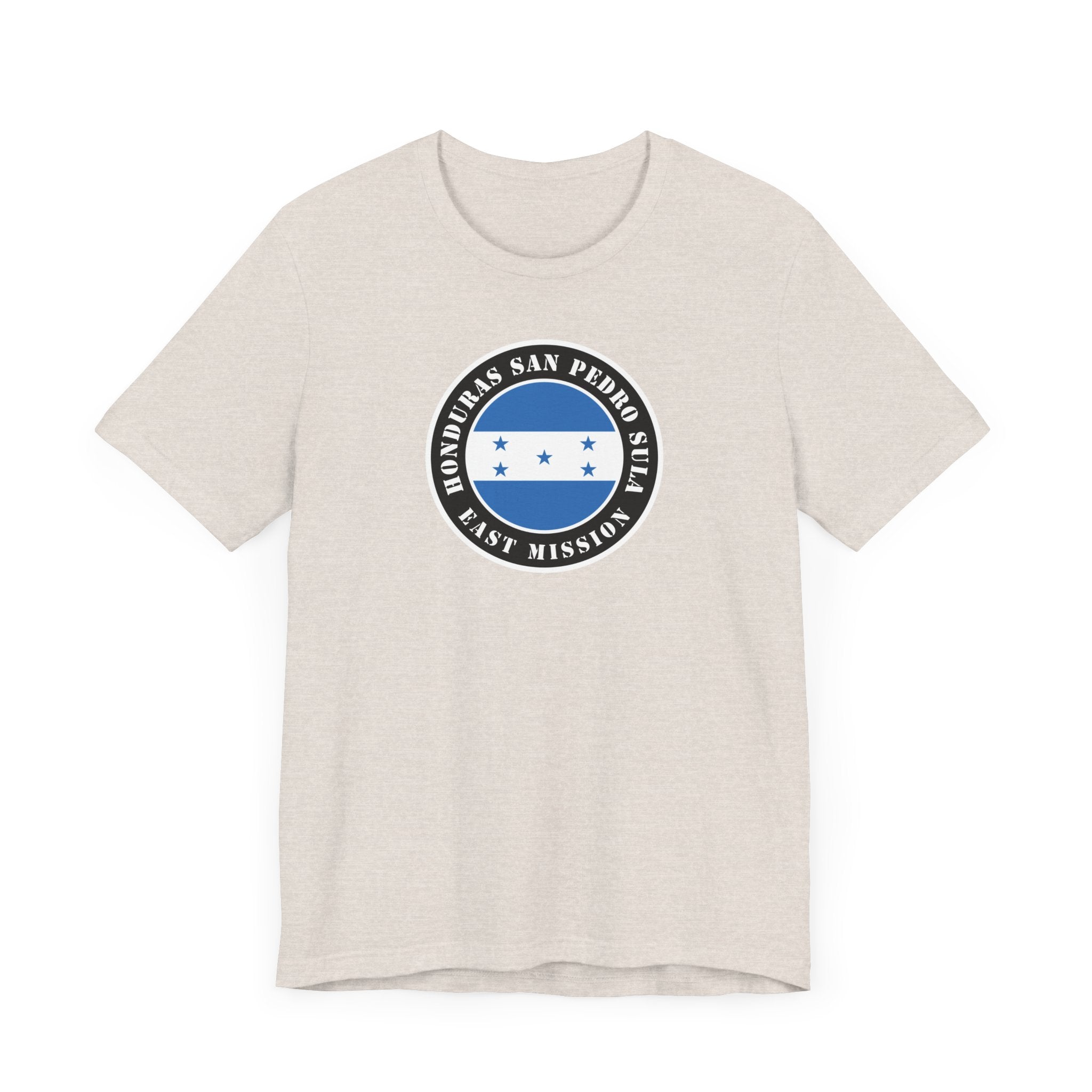 Honduras San Pedro Sula East Mission Flag Logo (Black Border) T-shirt - Latter-Day Saint LDS Missionary Gift - Book of Mormon