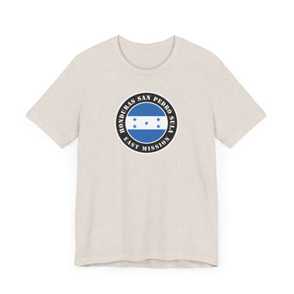 Honduras San Pedro Sula East Mission Flag Logo (Black Border) T-shirt - Latter-Day Saint LDS Missionary Gift - Book of Mormon