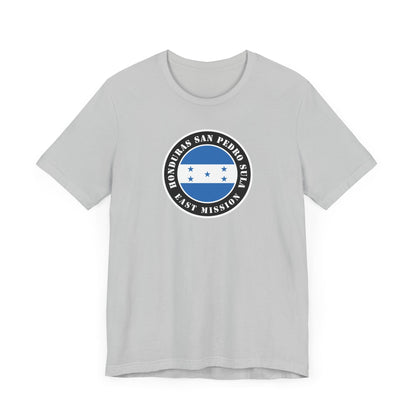 Honduras San Pedro Sula East Mission Flag Logo (Black Border) T-shirt - Latter-Day Saint LDS Missionary Gift - Book of Mormon