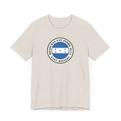 Honduras San Pedro Sula East Mission Flag Logo (White Border) T-shirt - Latter-Day Saint LDS Missionary Gift - Book of Mormon