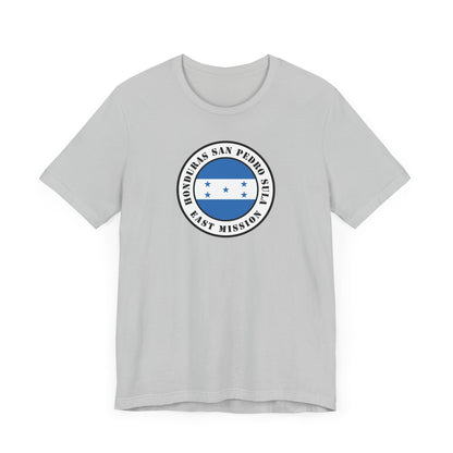 Honduras San Pedro Sula East Mission Flag Logo (White Border) T-shirt - Latter-Day Saint LDS Missionary Gift - Book of Mormon