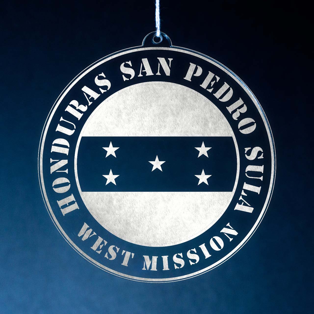 Honduras San Pedro Sula West Mission Christmas Ornament - Latter-Day Saint LDS Missionary Gift - Book of Mormon