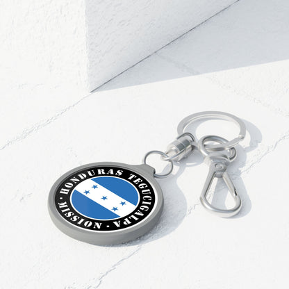 Honduras Tegucigalpa Mission Circle Flag Key Tag - Latter-Day Saint LDS Missionary Gift - Book of Mormon