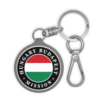 Hungary Budapest Mission Circle Flag Key Tag - Latter-Day Saint LDS Missionary Gift - Book of Mormon