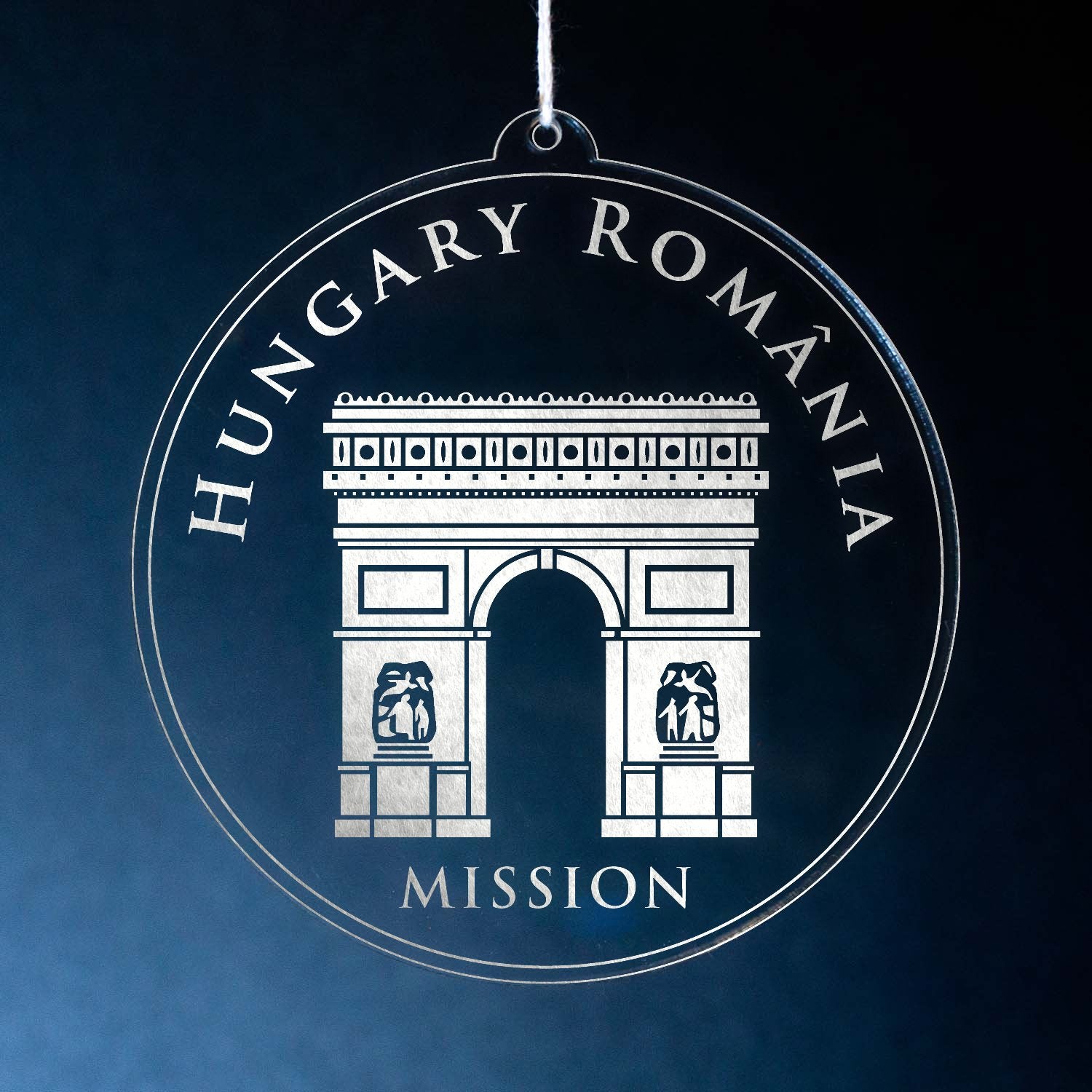 Hungary - Romania Mission Christmas Ornament - Latter-Day Saint LDS Missionary Gift - Book of Mormon