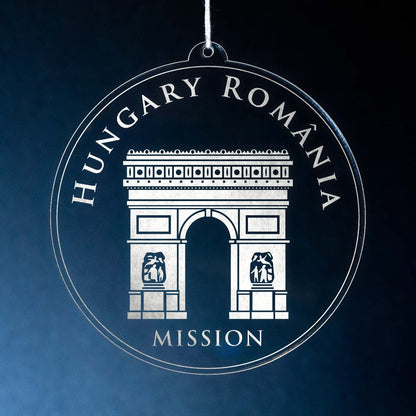 Hungary - Romania Mission Christmas Ornament - Latter-Day Saint LDS Missionary Gift - Book of Mormon