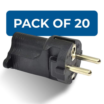 Europe (Schuko) Travel Adapter - Type E/F - Industrial Grade (IG-9)
