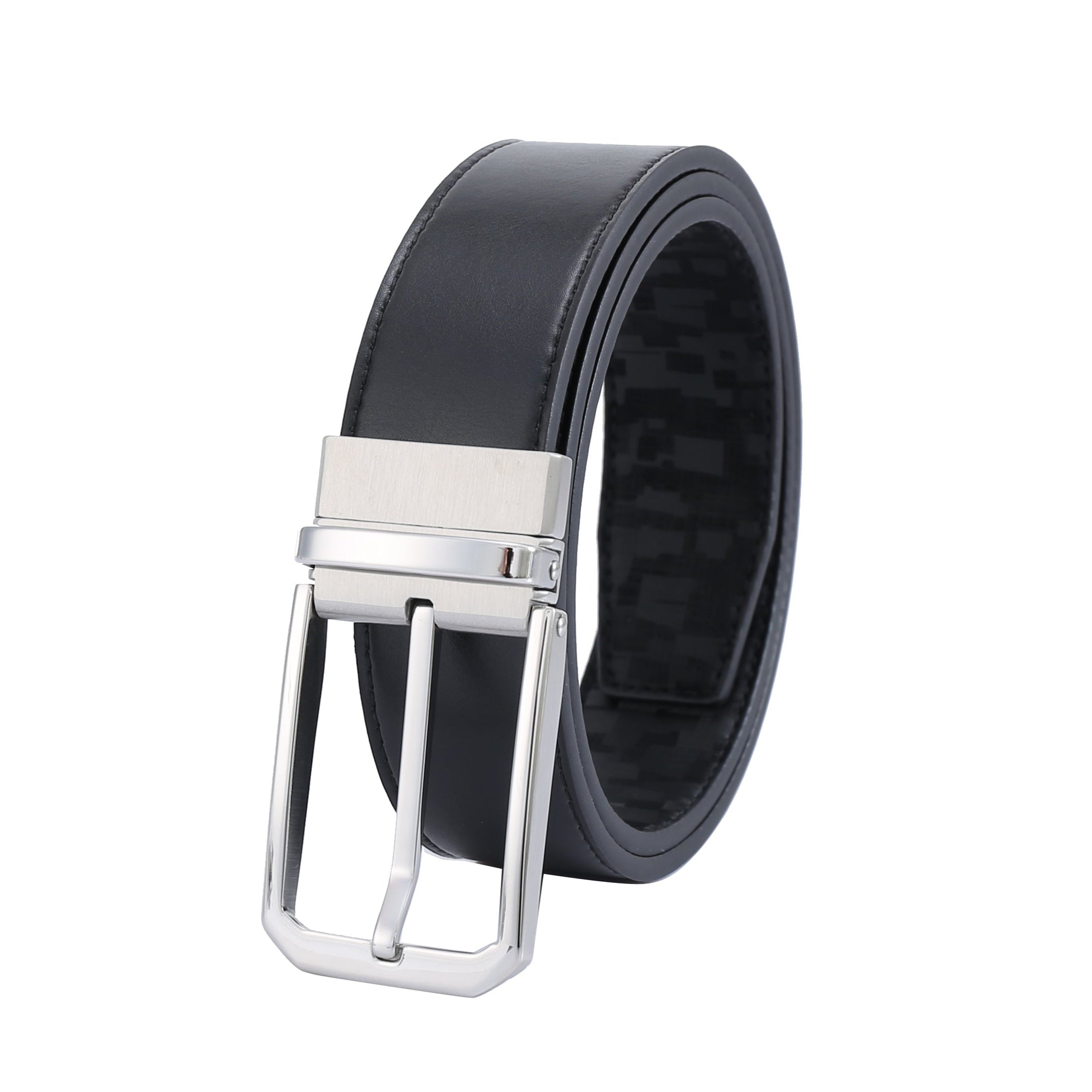 Professional Reversible 1 - Polished SS - Golf Vegan Belt