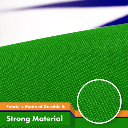 India (Indian) Flag | 3x5 feet | Printed 150D, Indoor/Outdoor, Vibrant Colors, Brass Grommets, Quality Polyester, Much Thicker More Durable Than 100D 75D Polyester
