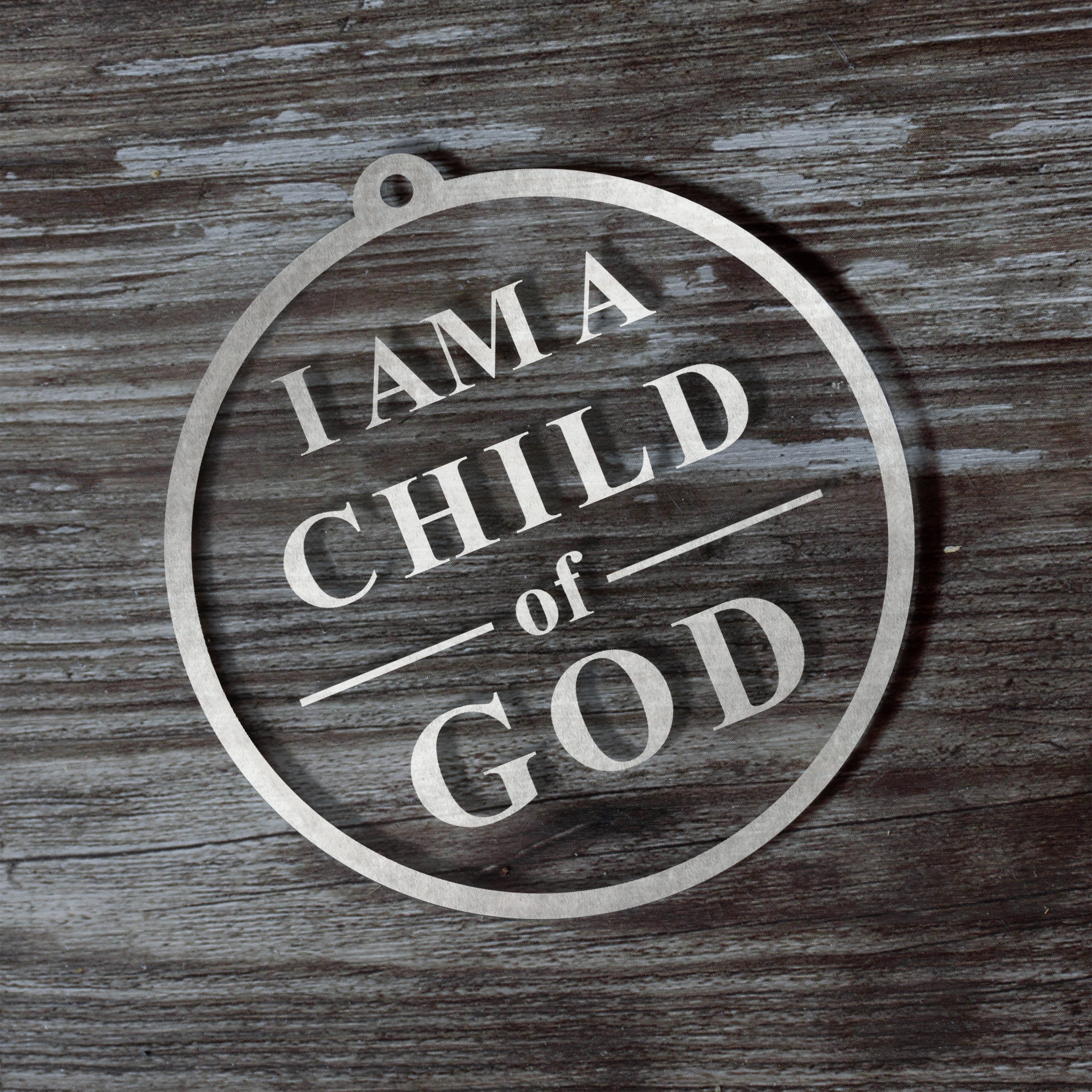 Set of I am a Child of God Ornaments