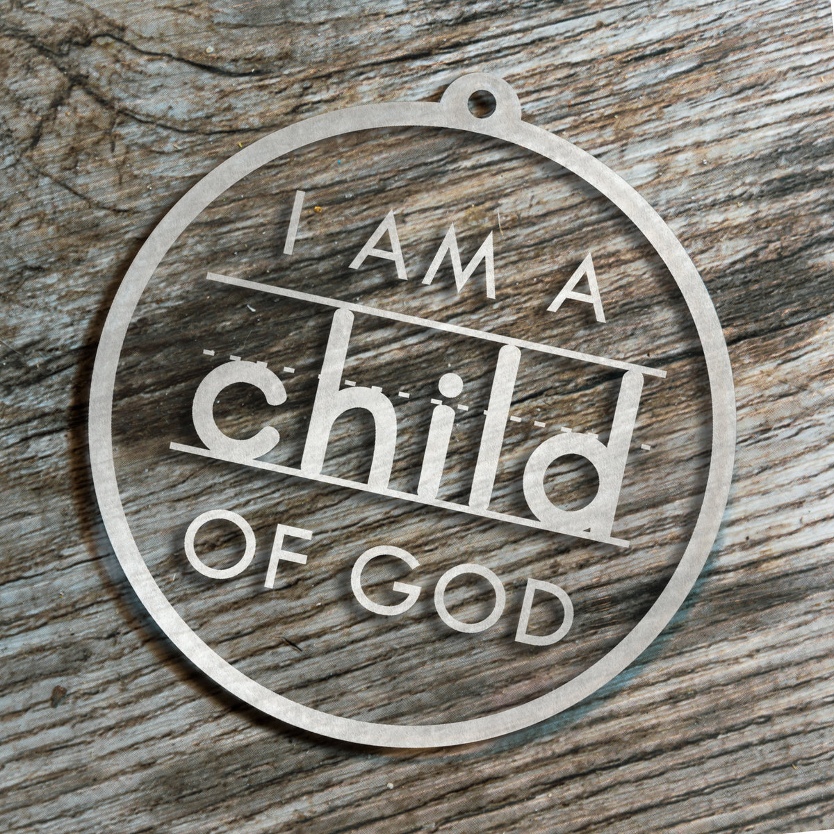 Set of I am a Child of God Ornaments
