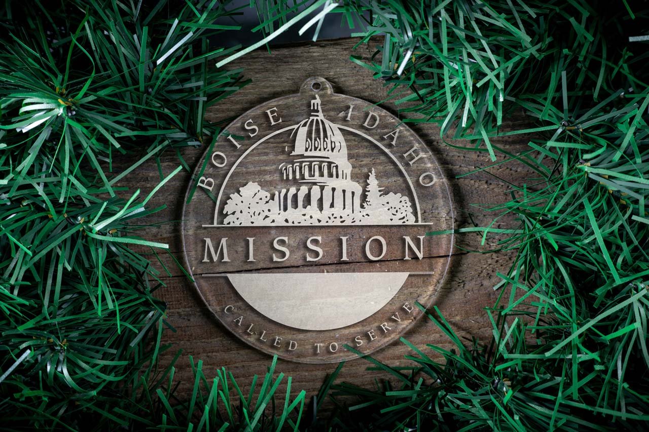 Idaho Boise Mission Christmas Ornament - Latter-Day Saint LDS Missionary Gift - Book of Mormon