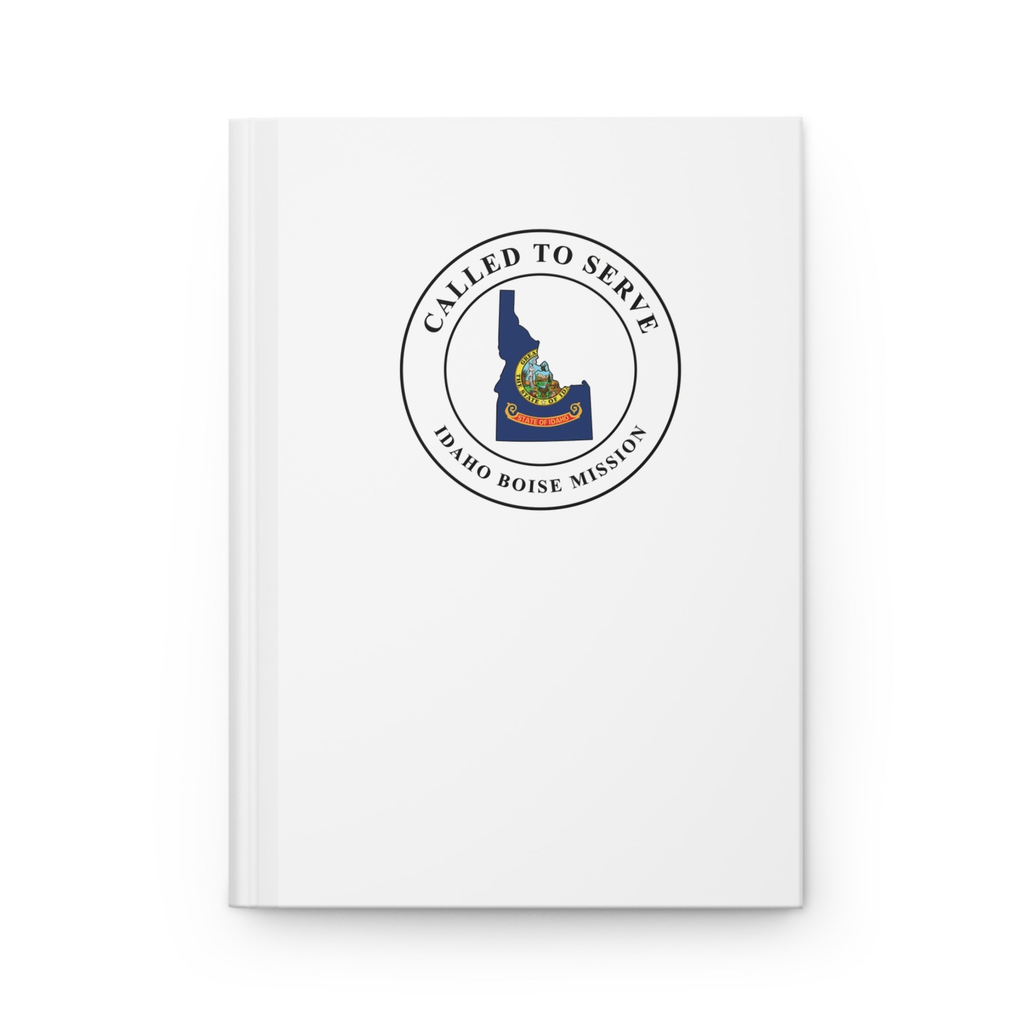 Idaho Boise Mission Flag Map Called to Serve White Hardcover Journal Matte - Latter-Day Saint LDS Missionary Gift - Book of Mormon