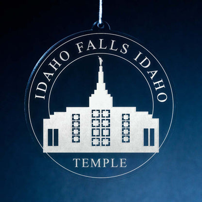 Idaho Falls Idaho Temple Christmas Ornament - Latter-Day Saint LDS Missionary Gift - Book of Mormon