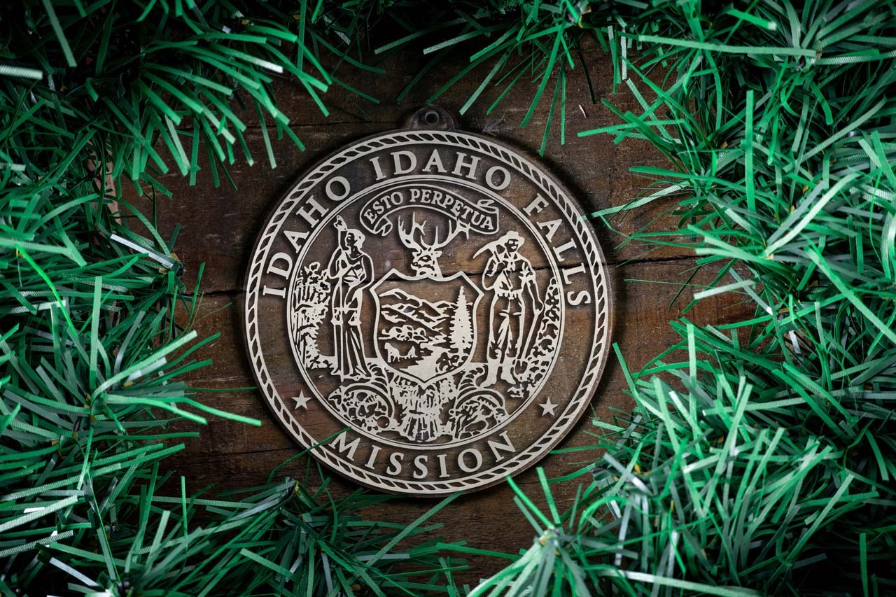 Idaho Idaho Falls Mission Christmas Ornament - Latter-Day Saint LDS Missionary Gift - Book of Mormon