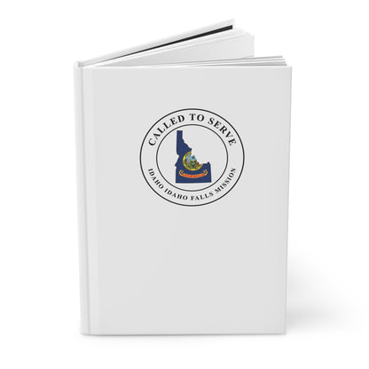 Idaho Idaho Falls Mission Flag Map Called to Serve White Hardcover Journal Matte - Latter-Day Saint LDS Missionary Gift - Book of Mormon