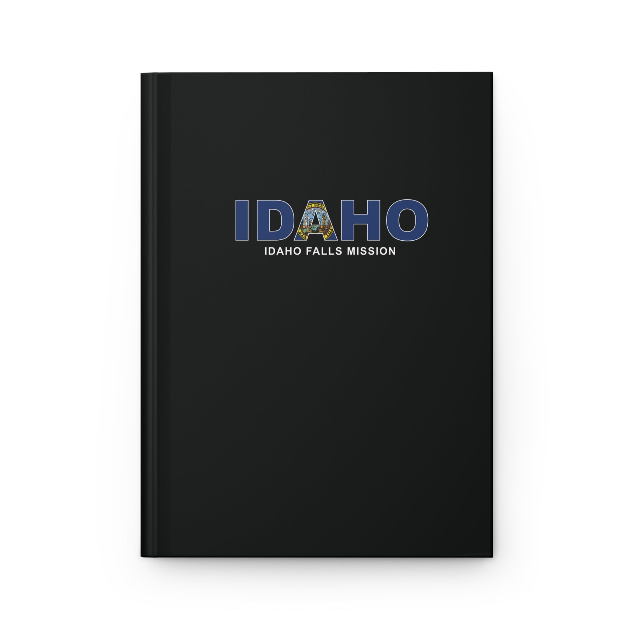 Idaho Idaho Falls Mission Flag Title Black Hardcover Journal Matte - Latter-Day Saint LDS Missionary Gift - Book of Mormon