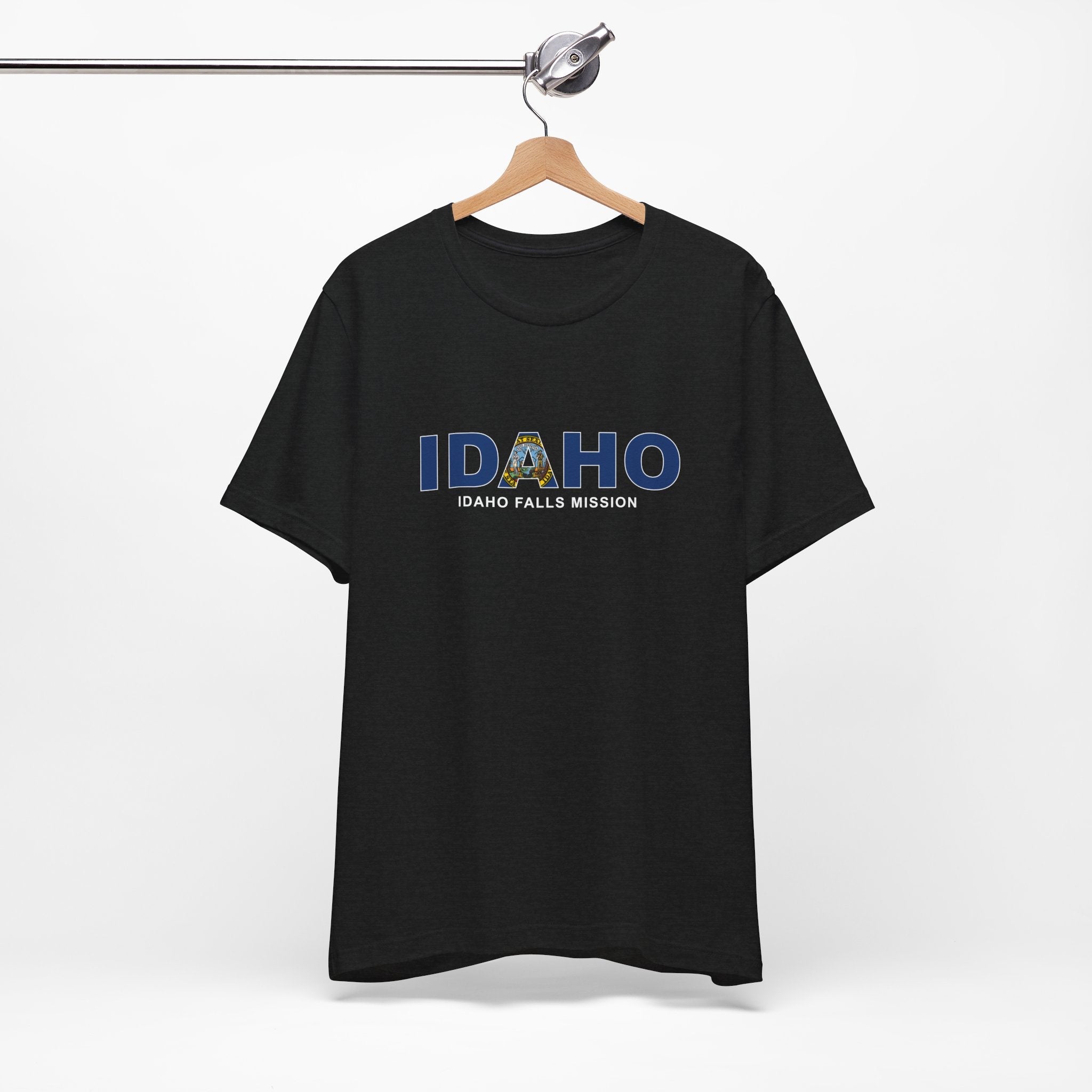 Idaho Idaho Falls Mission Flag Title T-shirt - Latter-Day Saint LDS Missionary Gift - Book of Mormon