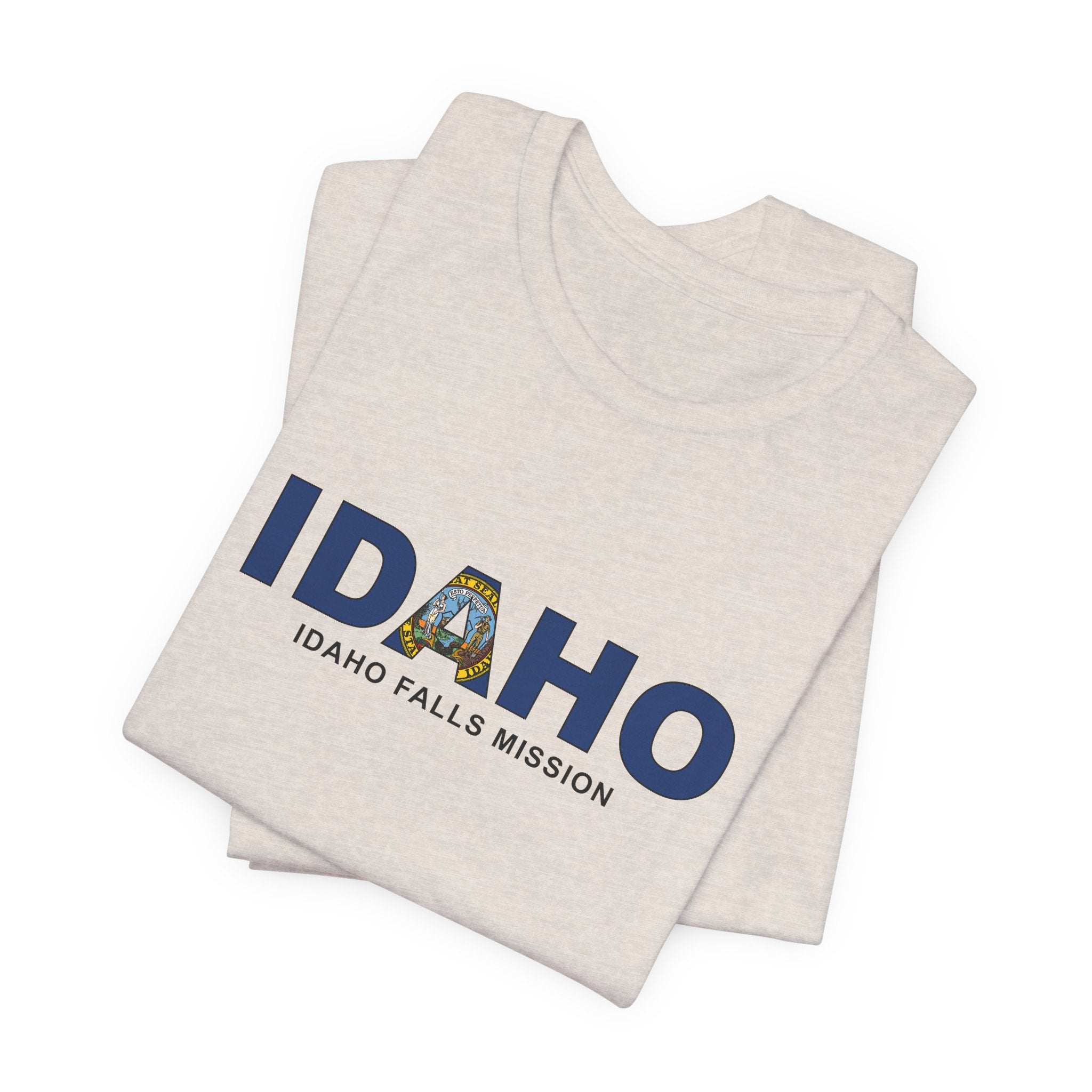 Idaho Idaho Falls Mission Flag Title T-shirt - Latter-Day Saint LDS Missionary Gift - Book of Mormon