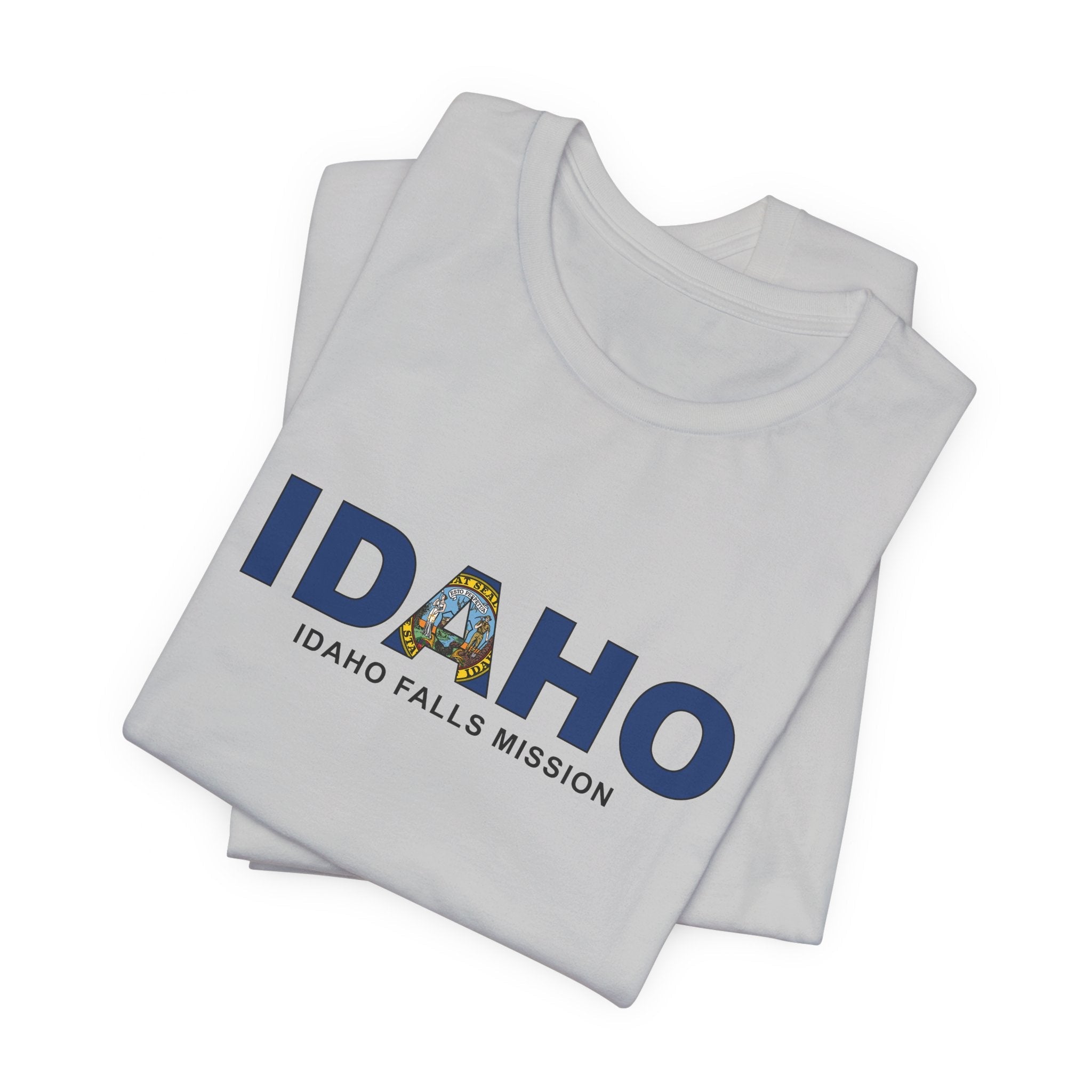 Idaho Idaho Falls Mission Flag Title T-shirt - Latter-Day Saint LDS Missionary Gift - Book of Mormon