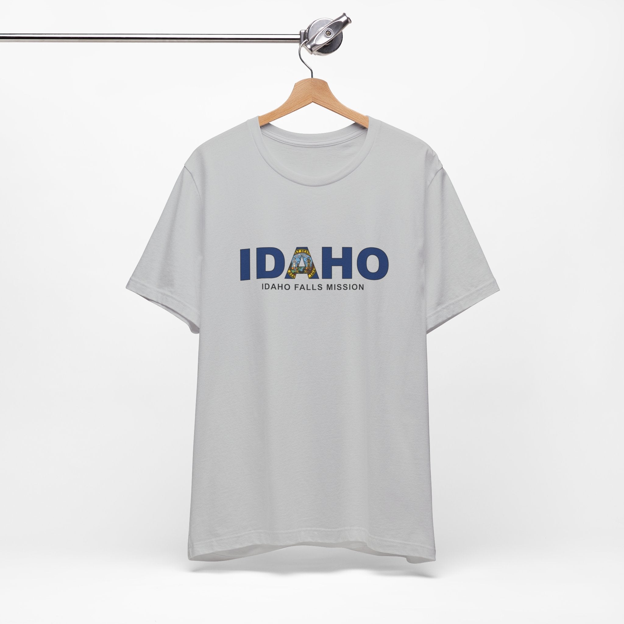 Idaho Idaho Falls Mission Flag Title T-shirt - Latter-Day Saint LDS Missionary Gift - Book of Mormon