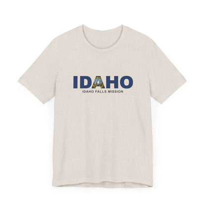 Idaho Idaho Falls Mission Flag Title T-shirt - Latter-Day Saint LDS Missionary Gift - Book of Mormon