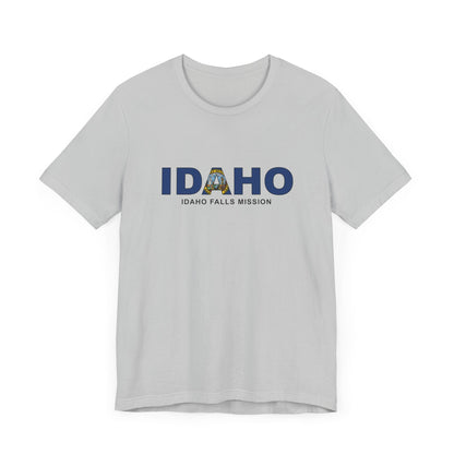 Idaho Idaho Falls Mission Flag Title T-shirt - Latter-Day Saint LDS Missionary Gift - Book of Mormon