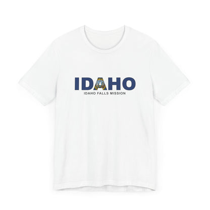 Idaho Idaho Falls Mission Flag Title T-shirt - Latter-Day Saint LDS Missionary Gift - Book of Mormon