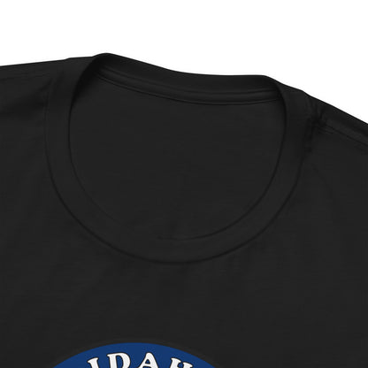 Idaho Idaho Falls Mission State Flag Logo (Black Border) T-shirt - Latter-Day Saint LDS Missionary Gift - Book of Mormon