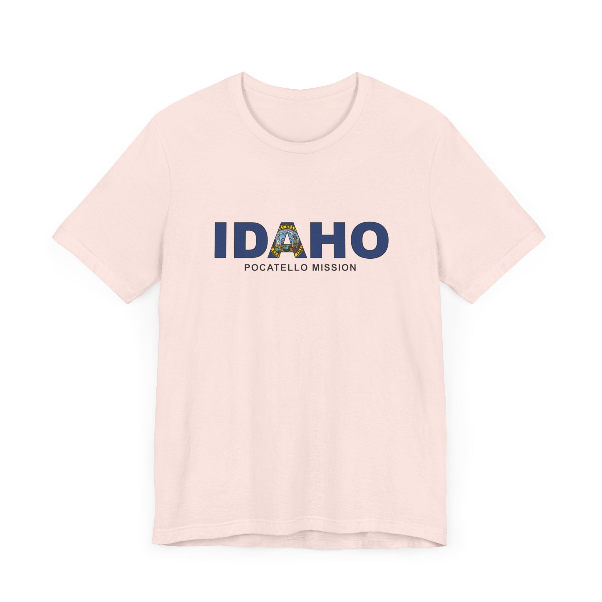 Idaho Pocatello Mission Flag Title T-shirt - Mission Wishlist - LDS Missionary Gift Store