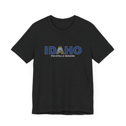 Idaho Pocatello Mission Flag Title T-shirt - Mission Wishlist - LDS Missionary Gift Store