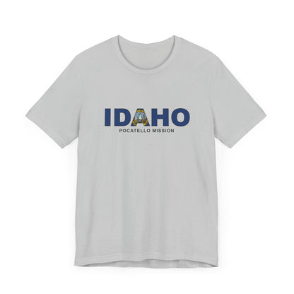 Idaho Pocatello Mission Flag Title T-shirt - Latter-Day Saint LDS Missionary Gift - Book of Mormon