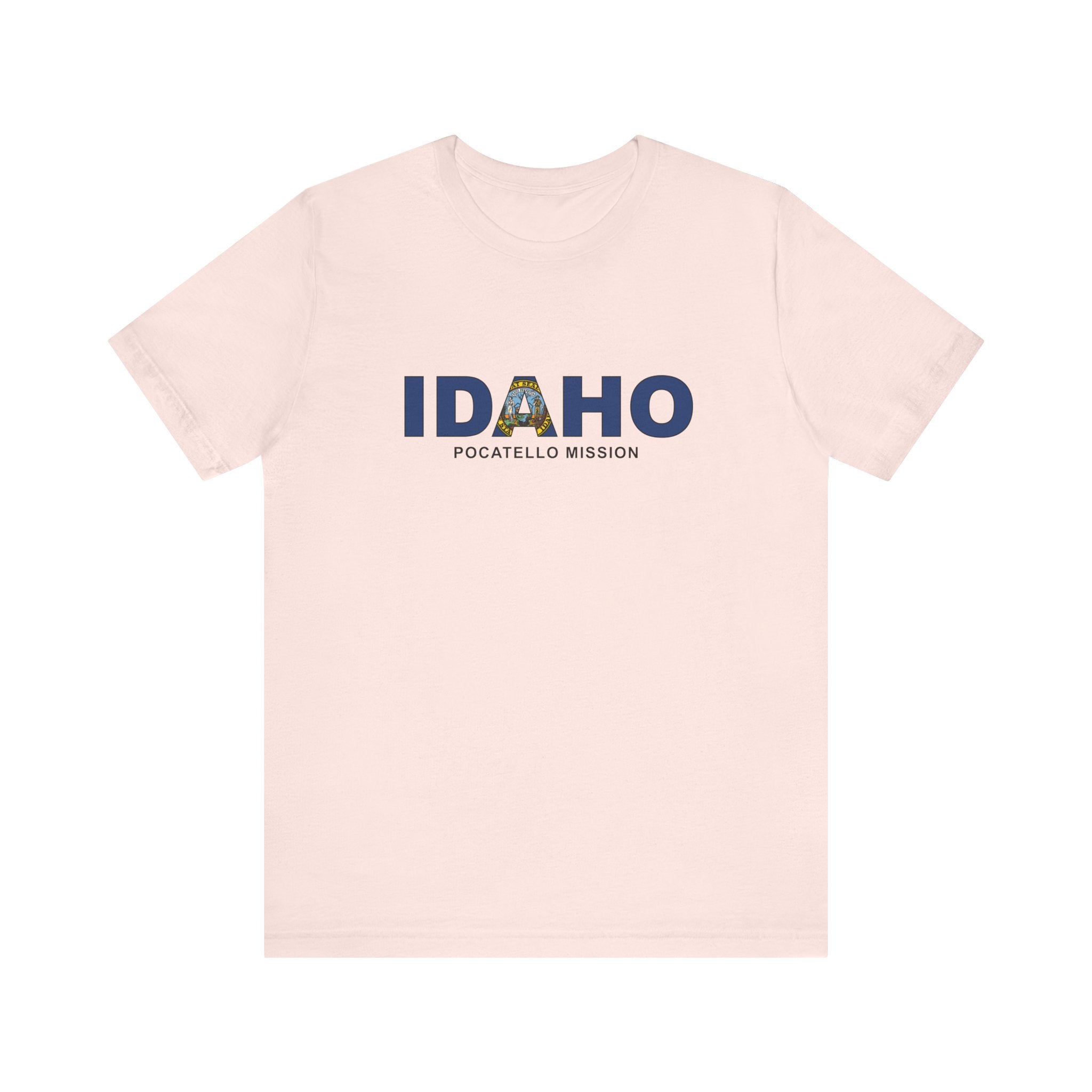 Idaho Pocatello Mission Flag Title T-shirt - Mission Wishlist - LDS Missionary Gift Store